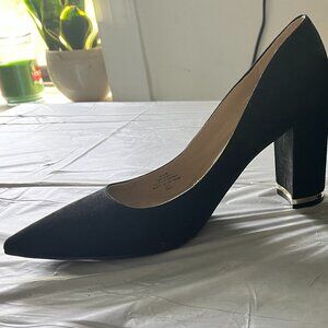 Pointed Black Heels